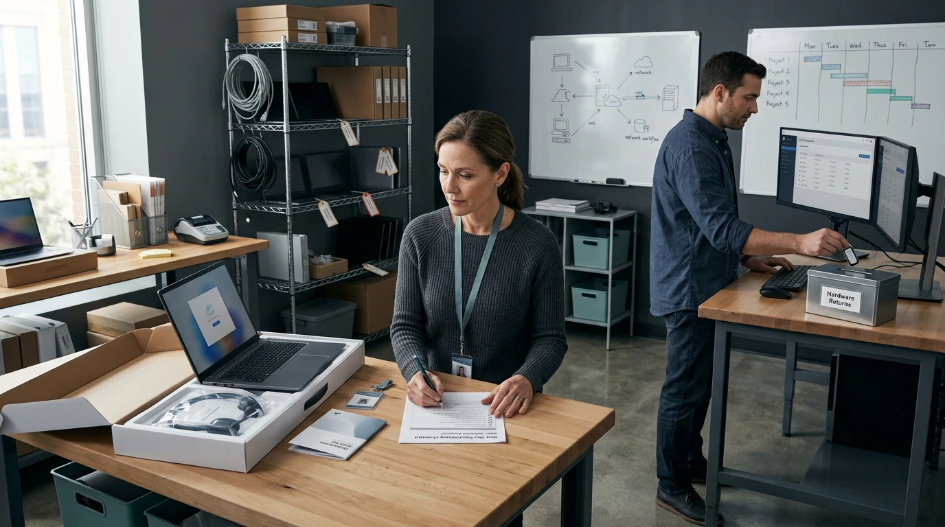 Managed IT specialists delivering Employee Onboarding Offboarding with secure devices, systems, and support workflows