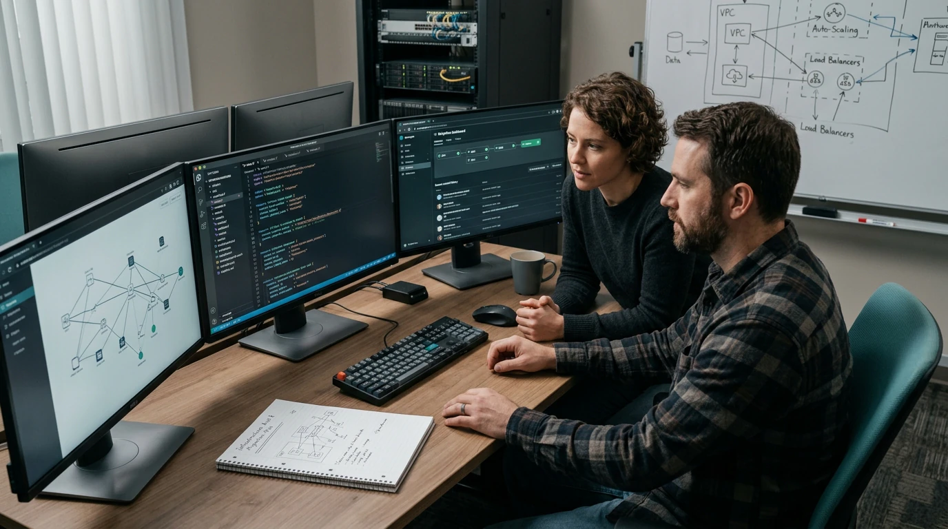 Cloud and DevOps specialists coordinating Infrastructure As Code across infrastructure and deployment systems