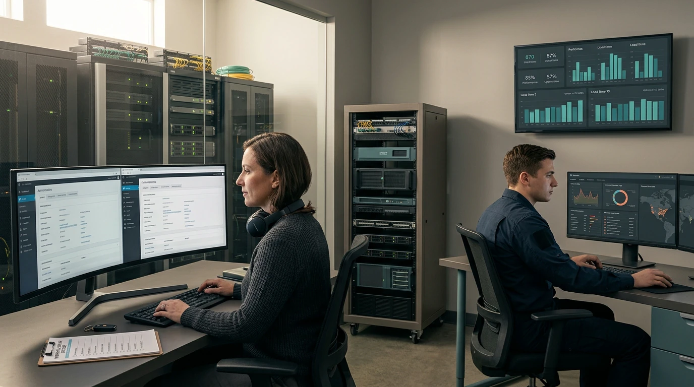 Hosting specialists managing Managed WordPress Hosting across servers, delivery infrastructure, and operational controls