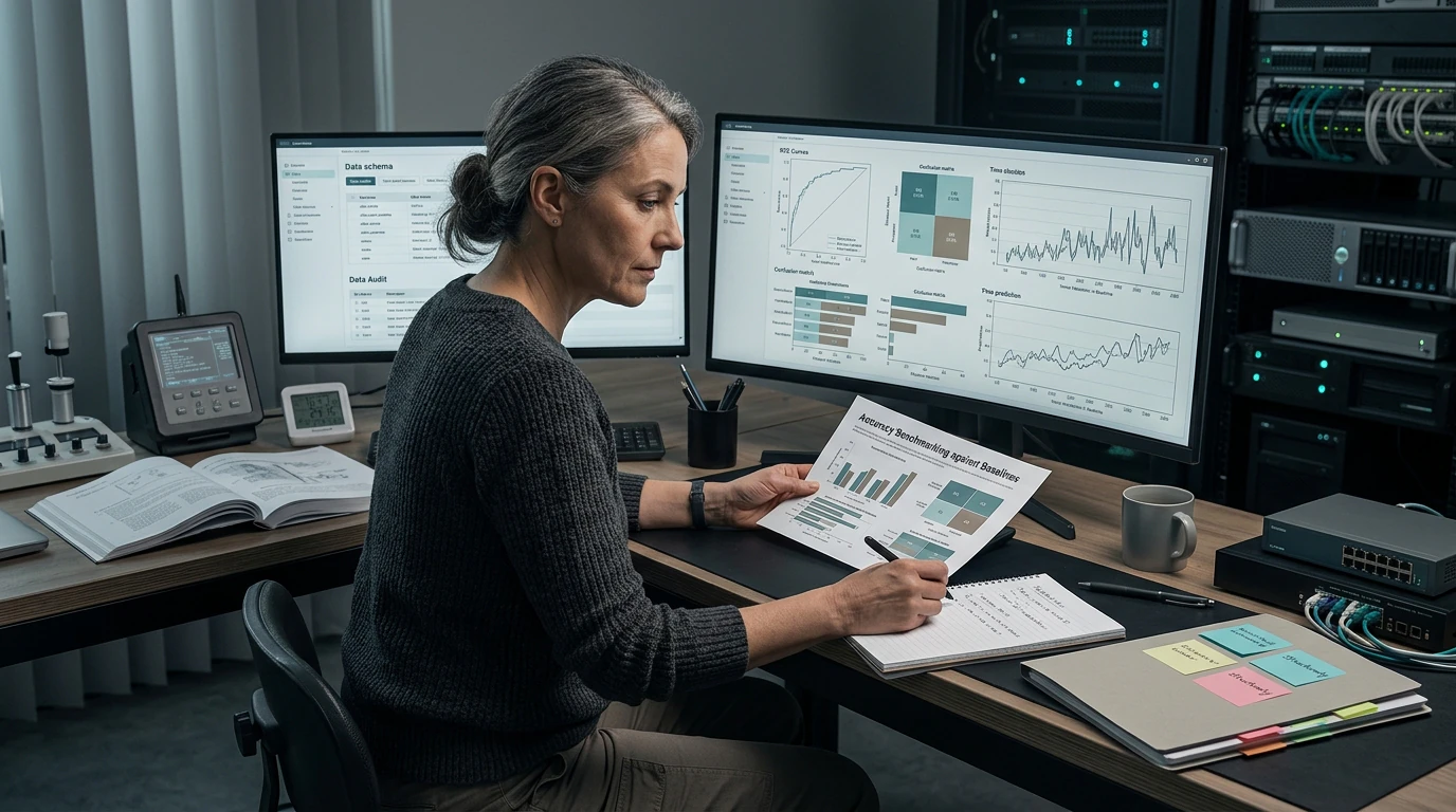 AI and automation specialists designing Predictive Analytics with workflow maps, data, and live systems